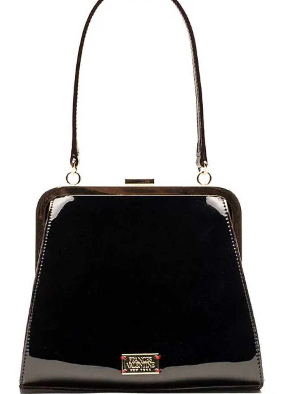 Frances Valentine Lulu Leather Frame Clutch Bag